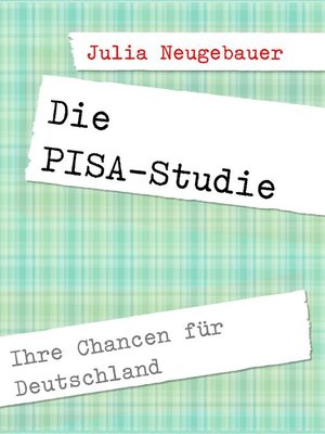 cover image of Die PISA-Studie.